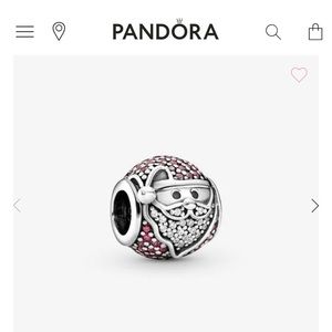 Pandora - Sparkling Jolly Santa Charm